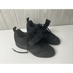 Adidas Mens Adipower Weightlifting II Shoes F99816 Black Size 8 VGUC